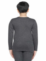 Bodycare Unisex Sets Round Neck Full Sleeves Pack Of 1-Charcoal Melange