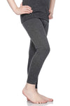 Bodycare Unisex Thermal Bottoms Pack Of 1-Charcoal Melange