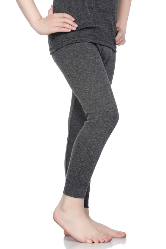 Bodycare Unisex Thermal Bottoms Pack Of 1-Charcoal Melange