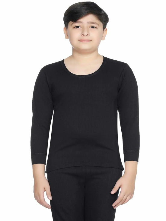 Bodycare Unisex Tops Round Neck Full Sleeves Pack Of 1-Black