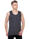 Bodycare Mens Thermal Tops Round Neck Sleeveless Pack Of 1-Charcoal Melange