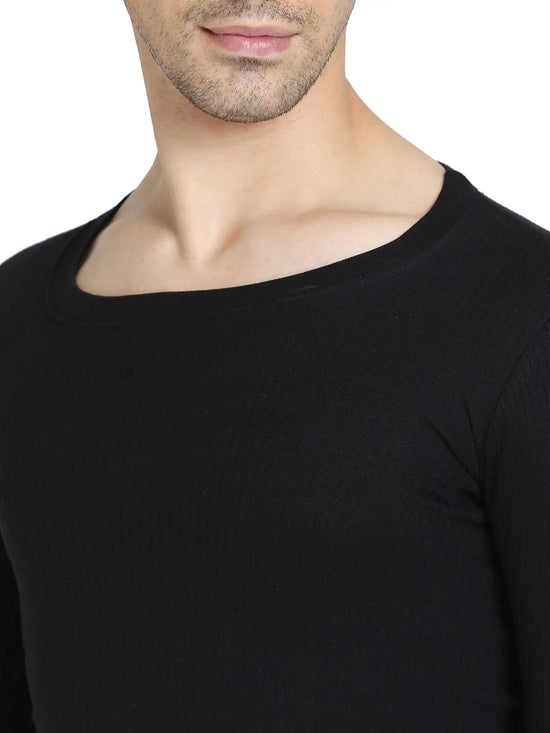 Bodycare Mens Tops Crew Neck Full Sleeves Pack Of 1-Black