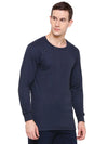 Bodycare Mens Thermal Tops Round Neck Full Sleeves Pack Of 1-Navy Melange