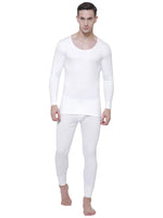 Bodycare Mens Thermal Tops Round Neck Full Sleeves Pack Of 1-White