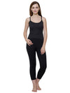 Bodycare Black Solid Women Thermal Camisole Top-Pack Of 1