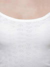 Bodycare Off White Solid Women Thermal Camisole Top-Pack Of 1