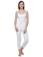 Bodycare Off White Solid Women Thermal Camisole Top-Pack Of 1