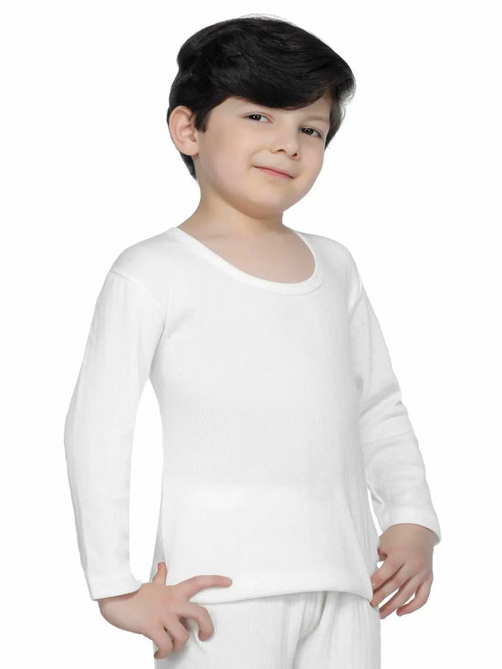 Bodycare Boys Tops Round Neck Full Sleeves Pack Of 1-White