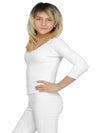 Bodycare Girls Tops Round Neck Full Sleeves Pack Of 1-White