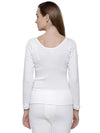 Bodycare Womens Thermal Tops Round Neck Full Sleeves Pack Of 1-White