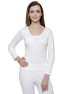 Bodycare Womens Thermal Tops Round Neck Full Sleeves Pack Of 1-White