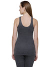 Dyca Womens Thermal Tops Round Neck Sleeveless Pack Of 1-Grey Melange