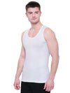 Bodycare Mens Thermal Tops Round Neck Sleeveless Pack Of 1-White