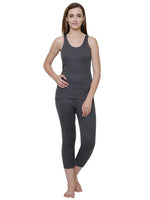 Dyca Womens Thermal Bottoms Pack Of 1-Grey Melange