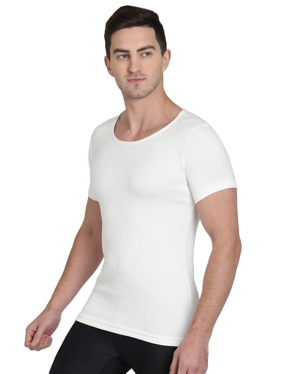 Dyca Men Thermal Best Pack Of 1-Off White