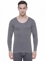 Dyca Mens Tops Round Neck Full Sleeves Pack Of 1-Grey Melange