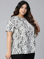 Monostyle Animal Print Plus Size Women Top