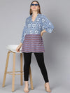 Multiprinted Casual Women Tunic