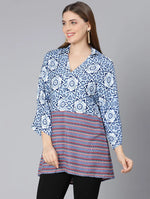 Multiprinted Casual Women Tunic