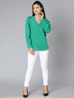 Pestalsolid Green Women Top