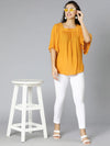 Mustard Color Women Casual Top