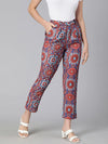 Afresh Abstract Floral Digital Print Women Pant