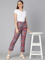 Afresh Abstract Floral Digital Print Women Pant