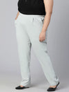 Posh Grey Plus Size Women Pants