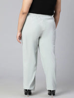 Posh Grey Plus Size Women Pants