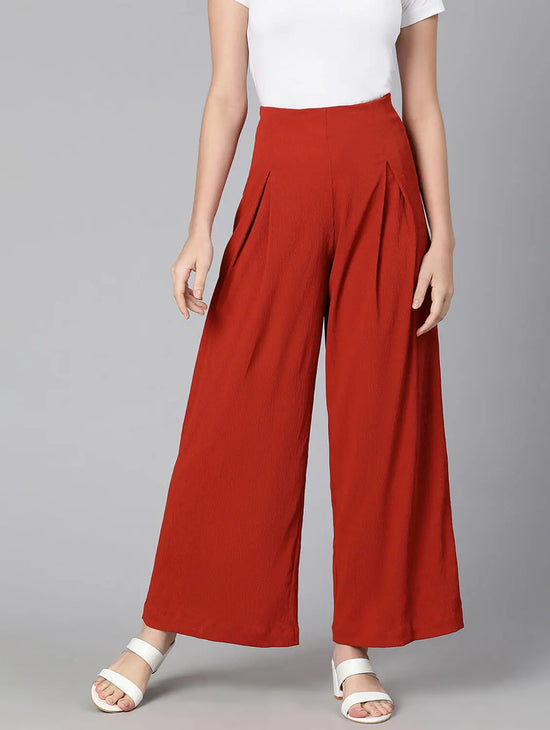 Rusted Sear Solid Women Pant