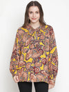 Paradises Tropical Print Regular Women Top