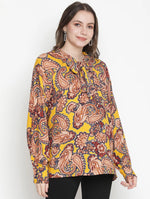 Paradises Tropical Print Regular Women Top