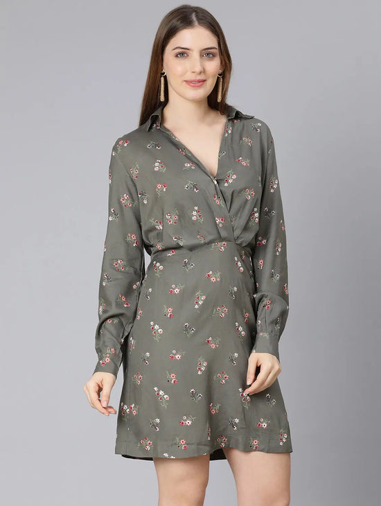 Fondness Of Flowers Elasticated Women Dress