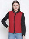 Red & Black Perky Women Shirt