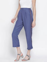 Blowedup Grey Elasticated Women Pants