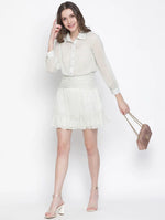 Starful White Pretty Women Dress