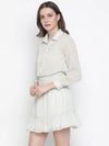 Starful White Pretty Women Dress