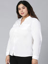 Mellow White Plus Size Women Shirt