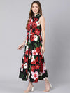 Fragrance Of Floral Print Women Dress