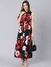 Fragrance Of Floral Print Women Dress