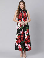 Fragrance Of Floral Print Women Dress