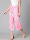 Dinky Pinky Floral Print Elasticated Women Pant