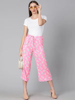 Dinky Pinky Floral Print Elasticated Women Pant