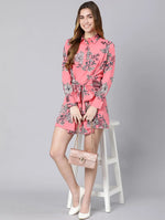 Jack Of Flowers Tie-Knot Women Dress