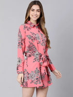 Jack Of Flowers Tie-Knot Women Dress