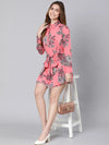 Jack Of Flowers Tie-Knot Women Dress