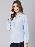 Royal Blue Women Dapper Shirt