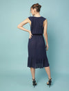 New Navy Solid Women Dress