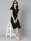 Freakish Black Women Tie-Knot Dress