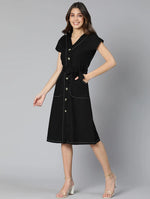 Freakish Black Women Tie-Knot Dress